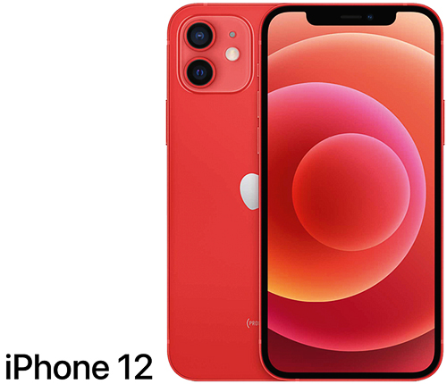iPhone 12 64GB, Röd